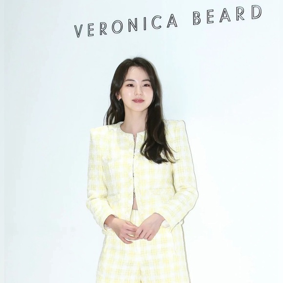 NWT $698 Veronica Beard Bryne Tweed Open-Front Jacket Blazer Jacket - Picture 7 of 15